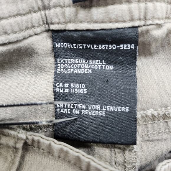 Tribal Pants Womens 10 Brown Mid Rise Straight Leg Stretch Cotton Preppy Casual - Picture 6 of 13